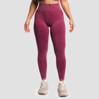GymBeam Dámské bezešvé legíny Lift Plum