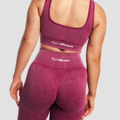 GymBeam Dámské bezešvé legíny Lift Plum