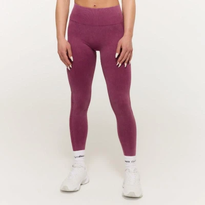 GymBeam Dámské bezešvé legíny Lift Plum
