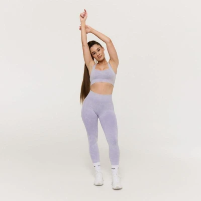 GymBeam Dámské bezešvé legíny Lift Violet