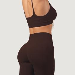 GymBeam Dámské bezešvé legíny NEO Mocha