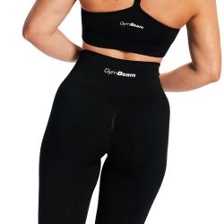 GymBeam Dámské Bezešvé Legíny Sculpt Black