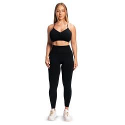 GymBeam Dámské Bezešvé Legíny Sculpt Black