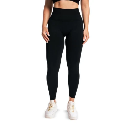 GymBeam Dámské Bezešvé Legíny Sculpt Black