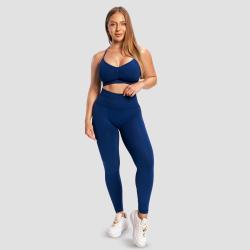 GymBeam Dámské bezešvé legíny Sculpt Navy