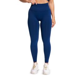 GymBeam Dámské bezešvé legíny Sculpt Navy