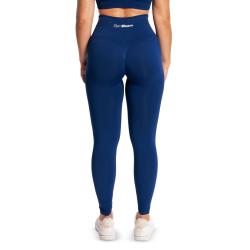 GymBeam Dámské bezešvé legíny Sculpt Navy