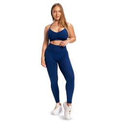GymBeam Dámské bezešvé legíny Sculpt Navy