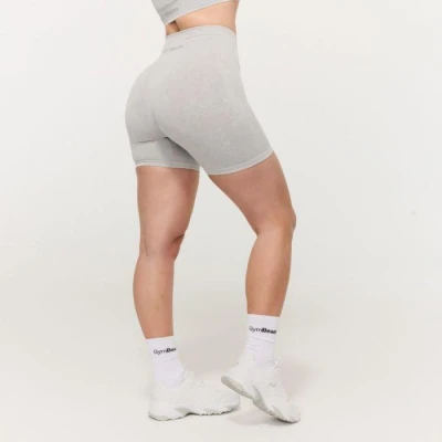 GymBeam Dámské bezešvé šortky Lift Grey GymBeam Dámské bezešvé šortky Lift Grey