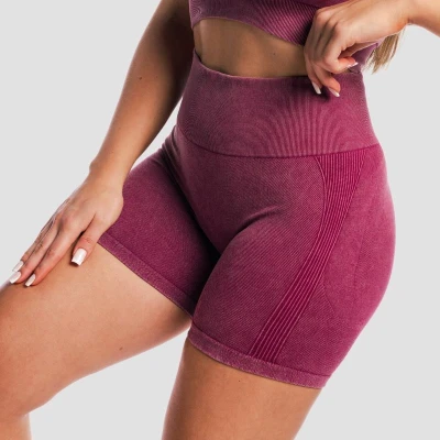 GymBeam Lift Plum dámské bezešvé šortky