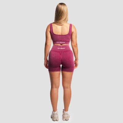 GymBeam Lift Plum dámské bezešvé šortky