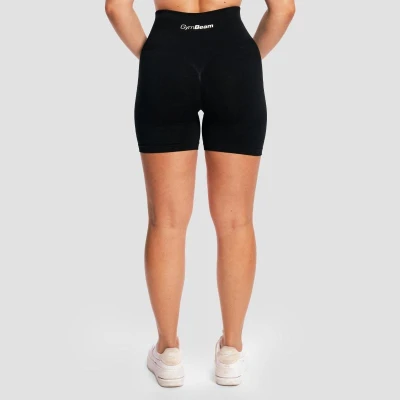 GymBeam Dámské bezešvé šortky Sculpt Black