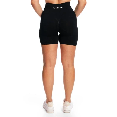 GymBeam Dámské bezešvé šortky Sculpt Black