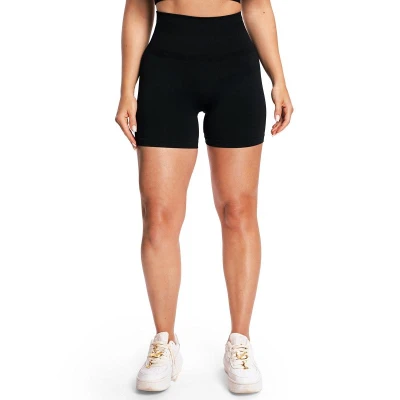 GymBeam Dámské bezešvé šortky Sculpt Black