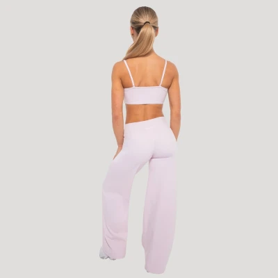 GymBeam Straight Flow Blush dámské kalhoty