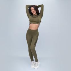 GymBeam Dámské legíny Advanced Olive