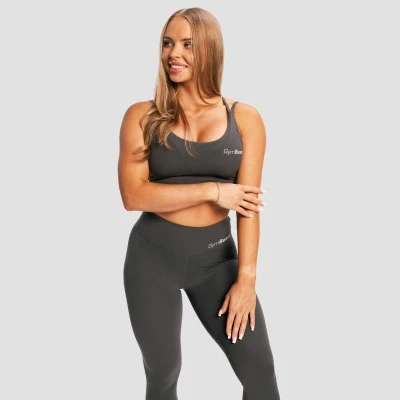 GymBeam Dámské legíny BEAT Charcoal