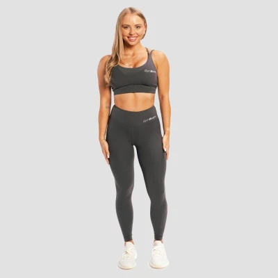 GymBeam Dámské legíny BEAT Charcoal