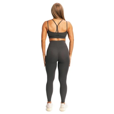 GymBeam Dámské legíny BEAT Charcoal