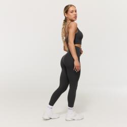 GymBeam Dámske legíny BEAT Charcoal