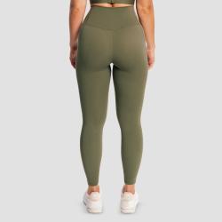 GymBeam Dámské legíny Combat Olive Grey