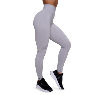 GymBeam Dámské legíny FIT Mist Grey