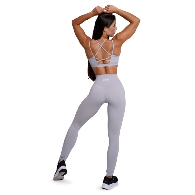 GymBeam Dámské legíny FIT Mist Grey