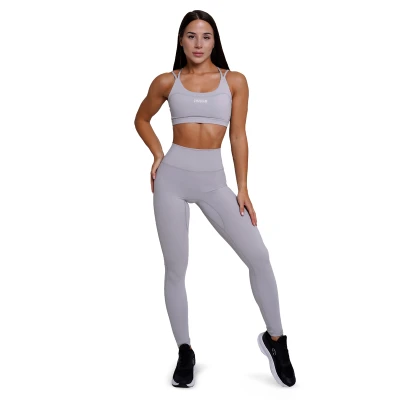 GymBeam Dámské legíny FIT Mist Grey
