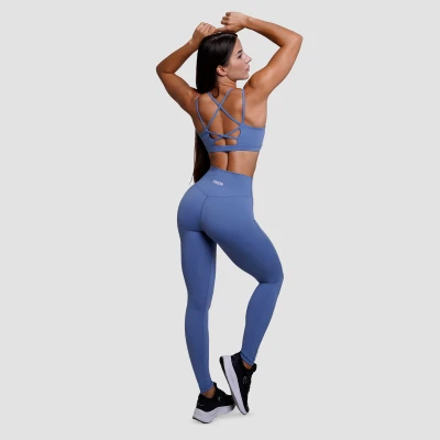 GymBeam Dámské legíny FIT Steel Blue
