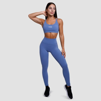 GymBeam Dámské legíny FIT Steel Blue