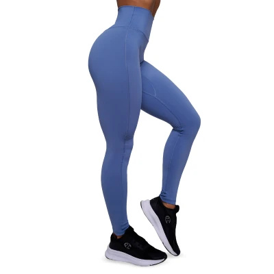 GymBeam Dámské legíny FIT Steel Blue
