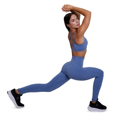 GymBeam Dámské legíny FIT Steel Blue