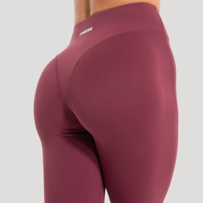 GymBeam Dámské legíny Flow Wine