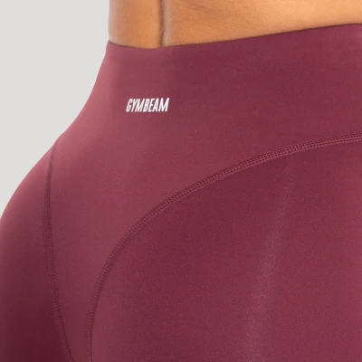 GymBeam Dámské legíny Flow Wine