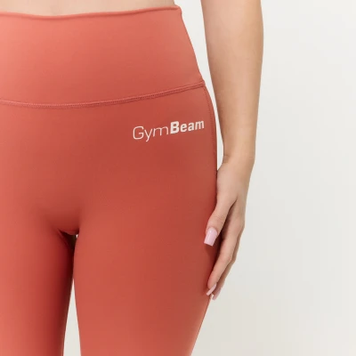 GymBeam Dámské legíny Limitless s vysokým pasem Cinnamon