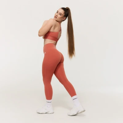 GymBeam Dámské legíny Limitless s vysokým pasem Cinnamon