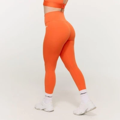GymBeam Dámské legíny Limitless s vysokým pasem Orange