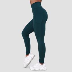 GymBeam Dámské legíny Ignite Dark Green