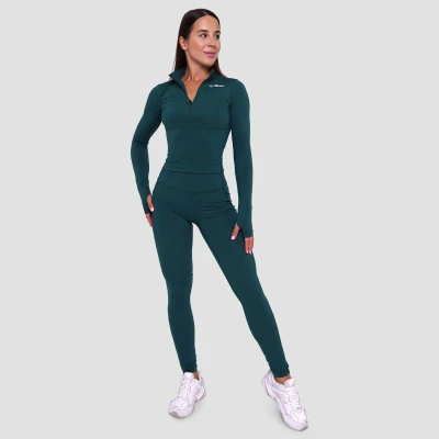 GymBeam Dámské legíny Ignite Dark Green