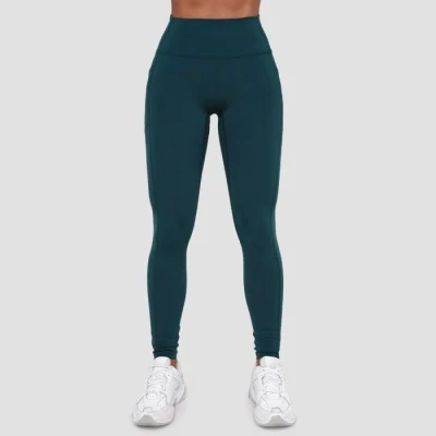 GymBeam Dámské legíny Ignite Dark Green POUZE M (VÝPRODEJ)