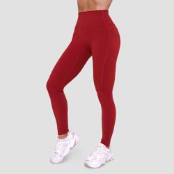 GymBeam Dámské legíny Ignite Dark Red