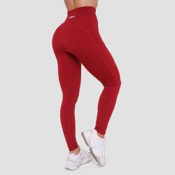 GymBeam Dámske legíny Ignite Dark Red