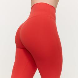 GymBeam Dámské legíny Limitless Hot Red