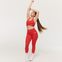 GymBeam Dámské legíny Limitless Hot Red