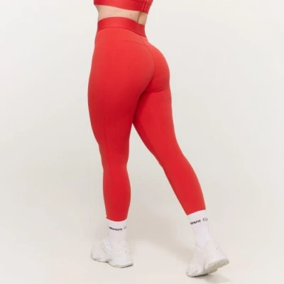 GymBeam Dámské legíny Limitless Hot Red GymBeam Dámské legíny Limitless Hot Red