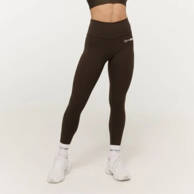 GymBeam Dámské legíny Limitless s vysokým pasem Espresso