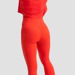 GymBeam Dámské legíny Limitless s vysokým pasem Hot Red