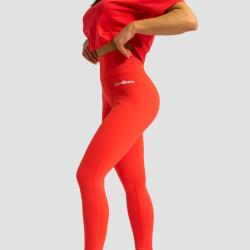 GymBeam Dámské legíny Limitless s vysokým pasem Hot Red
