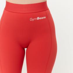 GymBeam Dámské legíny Limitless s vysokým pasem Hot Red
