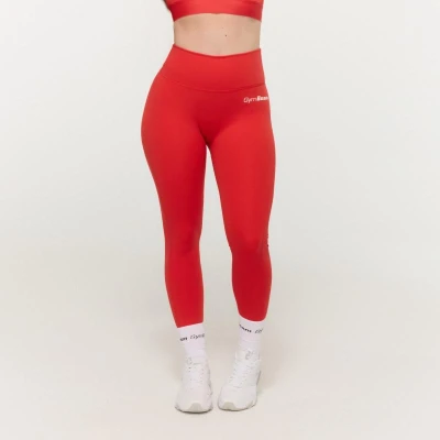 GymBeam Dámské legíny Limitless s vysokým pasem Hot Red